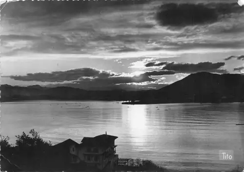 BR40716 Hendaye plage coucher de soleil sur le jaizquibel Frankreich