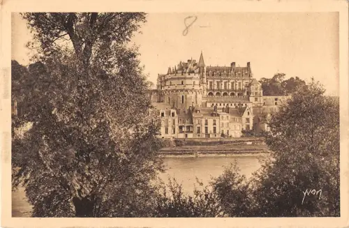 BR71317 le chateau d amboise vu des bords de la loire france