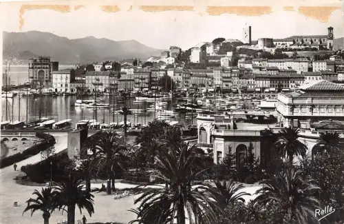 BR37952 Cannes le port et le mt chevalier monaco