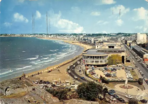BR47284 Saint Malo cite corsaire la grande plage et le casino Frankreich