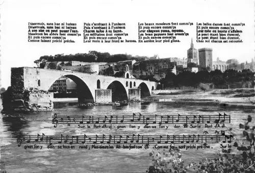 BR17421 Avignon le pont st Benezet Frankreich