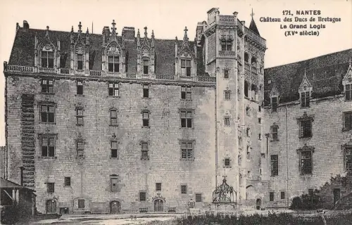 BR78407 nantes chateau des ducs de bretagne le grand logis france