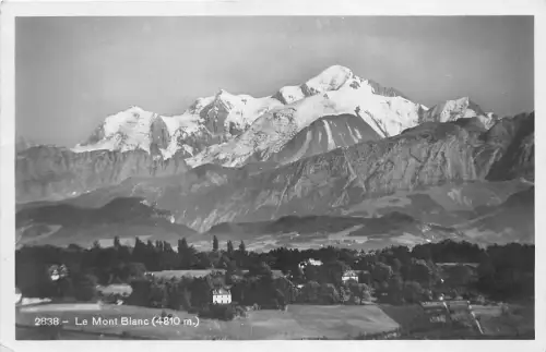 BR12352 Le mont blanc Echtfoto Frankreich