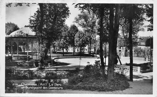 BR10111 Oyonnax Le Parc et rond point des danseurs france