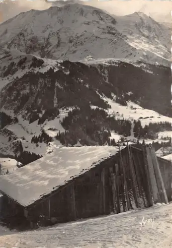 BR10432 St Nicolas de Veroce Paysage d hiver et le miage france