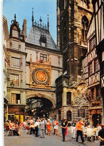 B109722 Frankreich Rouen Le Gros Horloge Toruhr