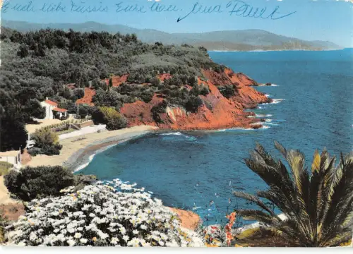 B110008 Frankreich La Croix Valmier Plage Le Vergeron Gesamtansicht Strand