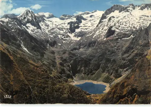 B109607 Frankreich Le Lac d'Oo Cascade See Berge Panorama