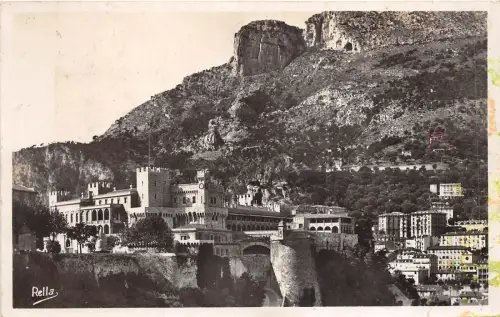 Lot353 monaco le palais du prince et la tete de chien Echtfoto