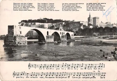B105870 Frankreich Avignon Le Pont d'Avignon