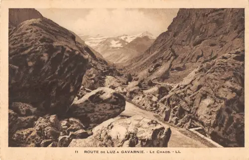 B105950 Frankreich Route de Luz a Gavarnie Le Chaos