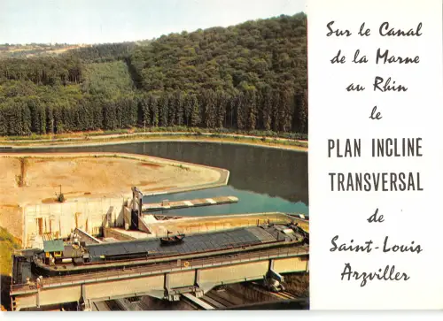 B109457 France Sur le Canal de la Marne au Rhin le Plan Incline Saint Louis