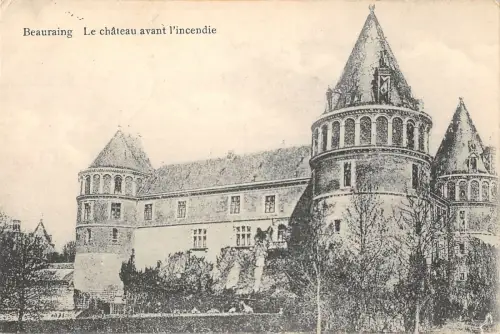 B105783 Frankreich Beauraing Le Chateau avant l'Incendie
