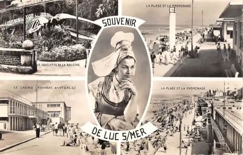 B104966 Frankreich Luc sur Mer, Le Casino, Le Squelette de la Baleine