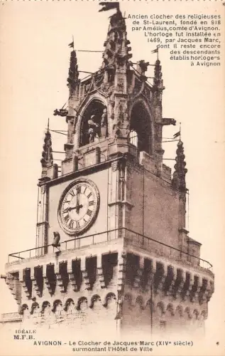 B104925 Frankreich Avignon Le Clocher de Jacques Marc