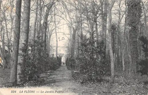 B104931 Frankreich La Fleche Le Jardin Öffentlicher Garten