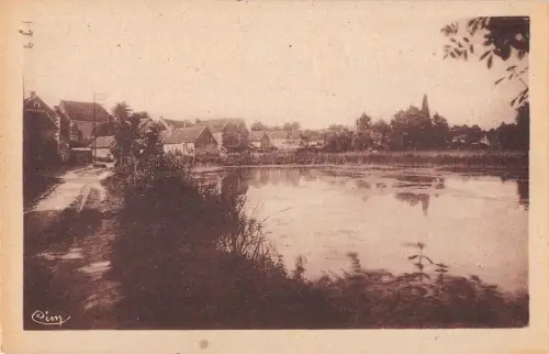 B104711 Frankreich St Martin le Beau, L'Etang de Battereau