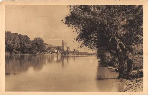 B104860 Frankreich La Rhone a Avignon Tour de Philippe le Bel