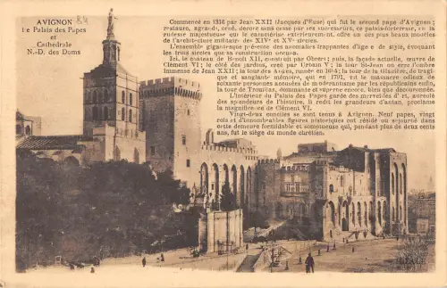 B104943 Frankreich Avignon Le Palais des Papes Kathedrale