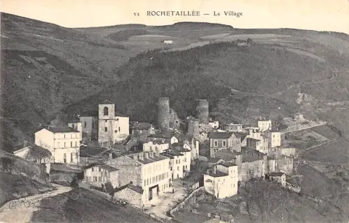 B104982 Frankreich Rochtaillee Le Village Panorama