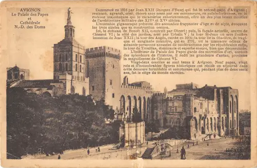B104922 Frankreich Avignon Le Palais des Papes, Kathedral Des Doms