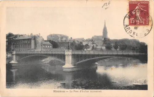 BF5892 mezieres le pont d arches reconstruit france Frankreich
