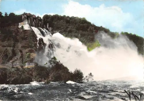 BR49313 le deversoir du bargae d aguzon Frankreich