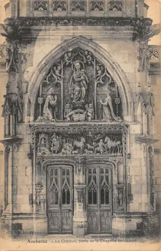 B105076 Frankreich Amboise Le Chateau, Porte de la Chapelle St-Hubert