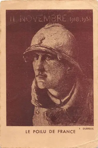 Br45089 Le Poilu de france Il Novembre 1918 Soldat Militaire