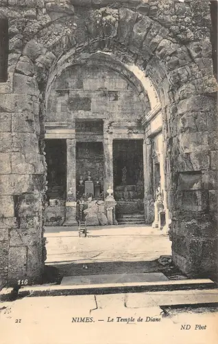 B107072 Frankreich Nimes Le Teple de Diane