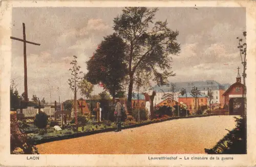 B105091 Frankreich Laon Lazarettfriedhof Le Cimetiere de la Guerre