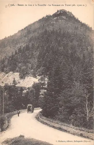B106506 Frankreich Route de Gex a la Faucille, Le Sommet du Turet