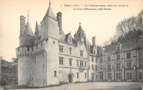B106639 Frankreich Usse Le Chateau La Cour d'Honneur