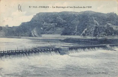 B106798 Frankreich Fumay Le Barrage et les Roches de l'Uff