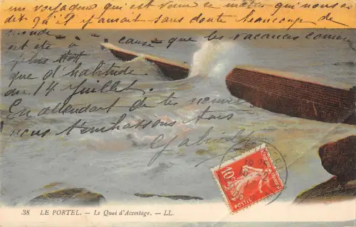 B106667 Frankreich Le Portel Le Quai d'Accostage