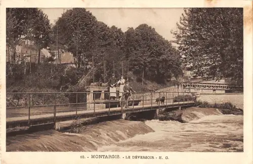 B106746 Frankreich Montargis Le Deversoir Promenade