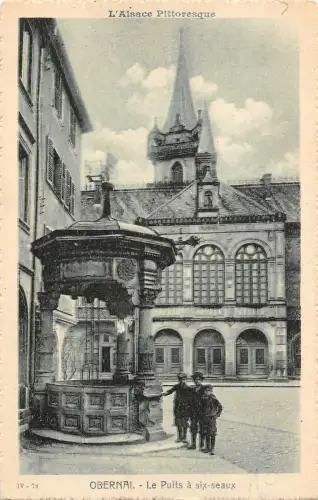 B106776 Frankreich Obernai Le Puits a six-Seaux
