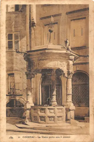B106777 France Obernai Le Vieux Puits aux 6 Sceaux