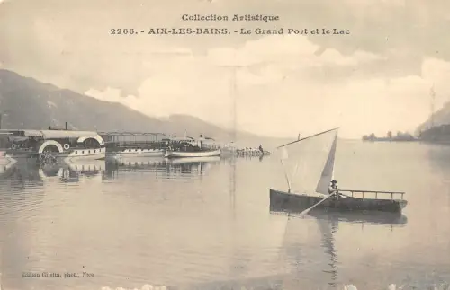 B106235 France Aix les Bains Le Grand Port et le Lac