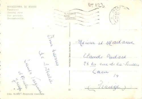 BT0123 Rimini Panorama Italien