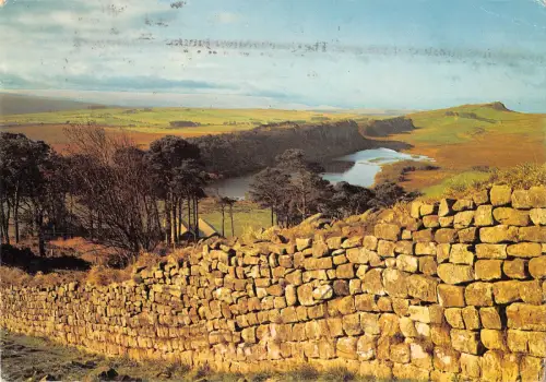 uk34103 roman wall northumberland uk