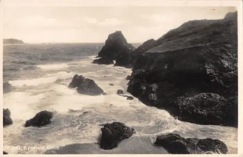 uk3916 kynance cove cornwall real photo uk