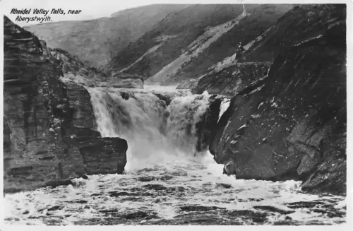 uk2835 rheidol valley falls aberystwyth wales real photo uk