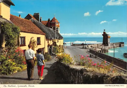 uk34669 the harbour lynmouth devon uk
