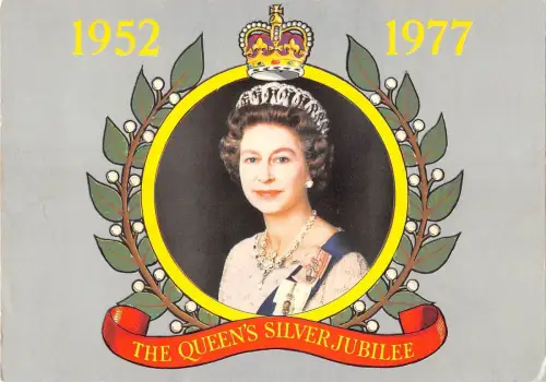 B99752 Queen Elizabeth II Silver Jubilee UK Royalty Famous People