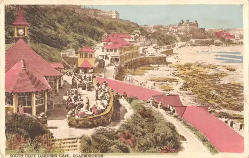 uk26812 south cliff garden cafe scarborough uk