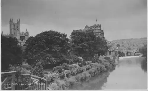 uk27527 bath from north parade real photo uk