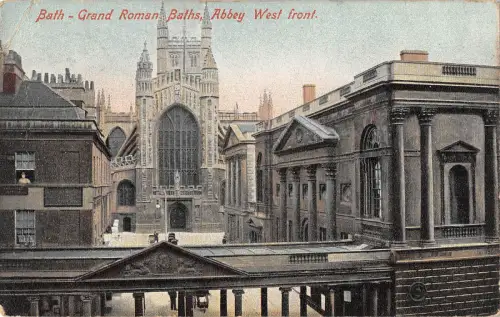 uk26706 grand roman baths abbey bath uk