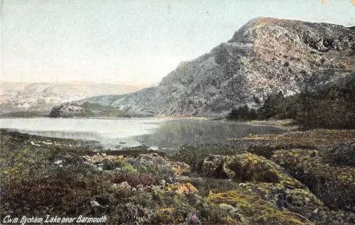 uk27423 cm bycham lake near barmouth wales uk
