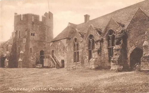 uk20138 hoard stokesay castle real photo uk